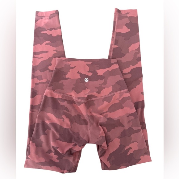 Lululemon Align High-Rise Pant 28" Heritage 365 Camo Brier Rose Multi‎ - Picture 1 of 8
